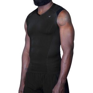IntelliSkin Men's Foundation Pro Posture Muscle Compression Tank Black XXL